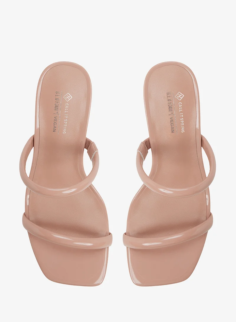 CALL IT SPRING  Kaiaa Multi Strap Mid Heel Sandals for Women | Best Price UAE